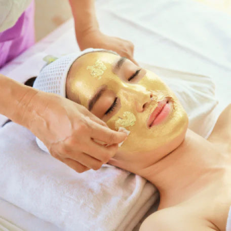 <p>This revolutionary skin-transforming treatment penetrates 24 Karat Gold till the skin’s deepest layer that accelerate cell renewal, stimulate lymphatic drainage and promotes the clearance of stagnant melanin to brighten the skin.</p>