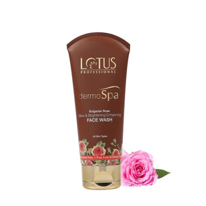 dermoSpa Bulgarian Rose Glow & Brightening Enhancing Face Wash - Lotus Professional