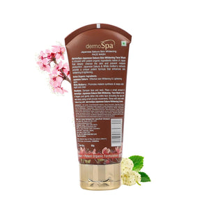 dermoSpa Japanese Sakura Skin Whitening Face Wash - Lotus Professional