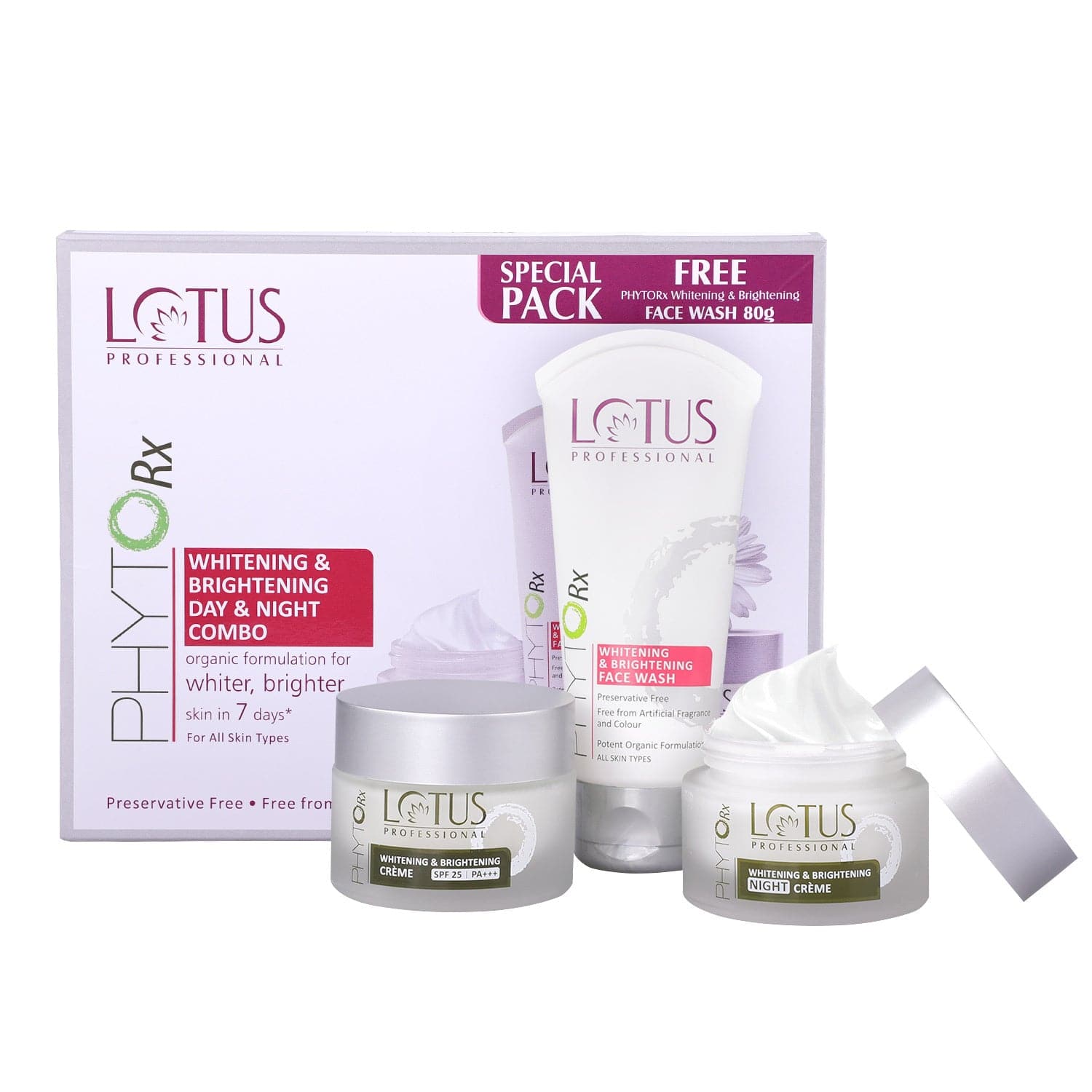 Whitening Brightening AM PM Combo Lotus Professional