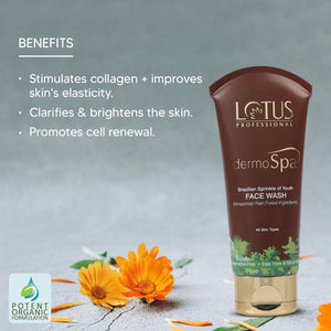 dermoSpa Brazillan Sprinkle Of Youth Face Wash - Lotus Professional