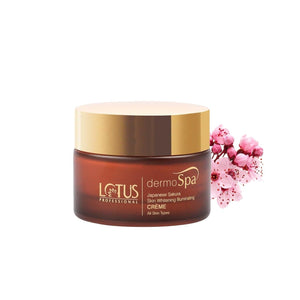 dermoSpa Japanese Sakura Skin Whitening Illuminating Crème with SPF 20 - Lotus Professional